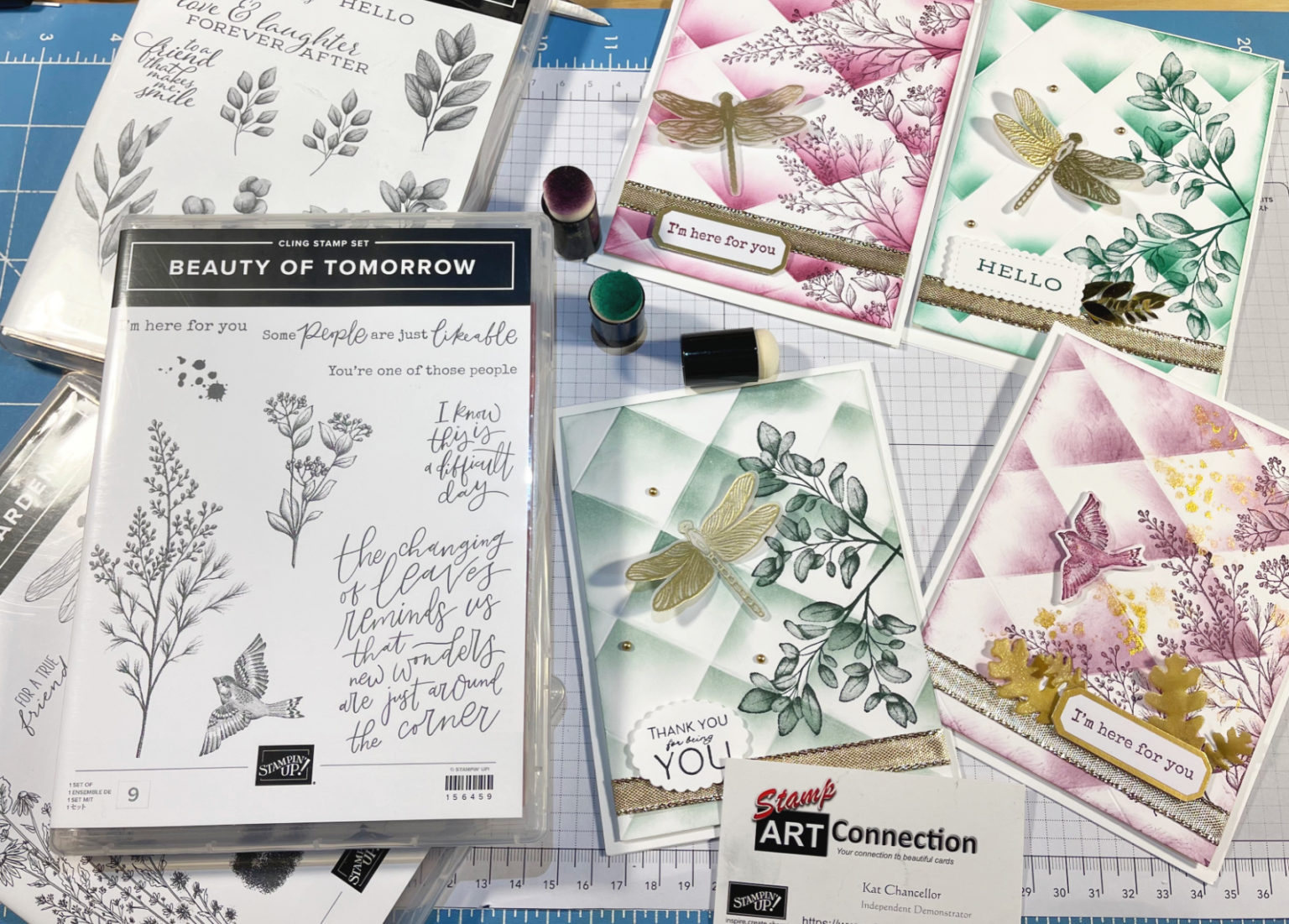 Technique Stamping: Shadow Tile Coloring Technique – Stamp ART Connection