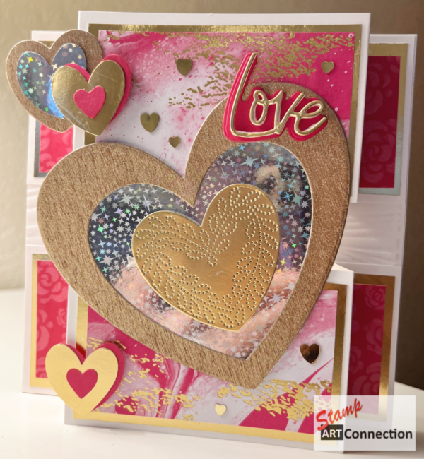 Double Bridge & Double Column "Fancy Fold" Card PDF - Image 3